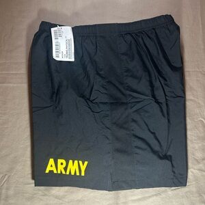 APFU Shorts Medium Army Black and Gold PT Physical Fitness USGI NWT